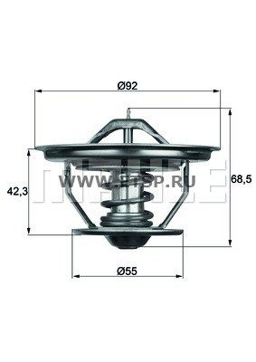 Термостат 79°С Scania DS/DSC9/11/14(TX3579) (Д5902)