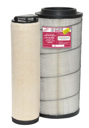 Фильтр возд эл. Cummins комплект нар+внутр / Sorl (RL1109AB14)(КР9106)