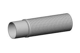Гофра 110x350 глушителя с фланцем (020394)(Д9326)