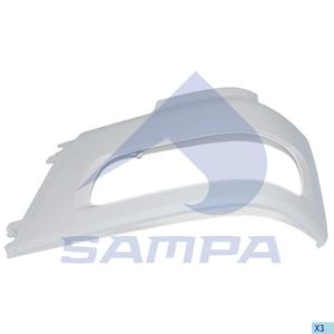 Облицовка фары левая DAF CF (18500101)(К0149)