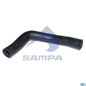 Патрубок радиатора MAN TG-A нижний (D2066) (021114)(Д1999)