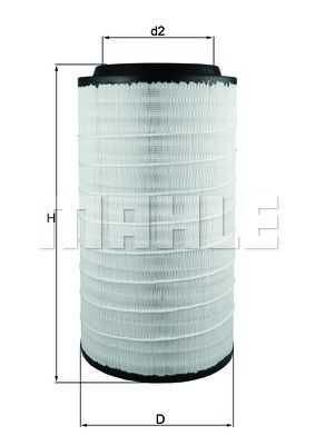 Фильтр воздушный H410 D245 d151 \ MAN TGL/TGM (B1001400) (р8229)