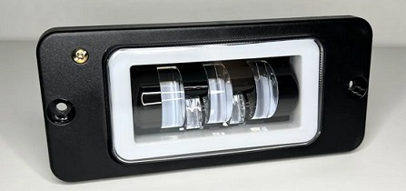 Фара противотуманная 65115 35.3743 (12/24В) LED 3 линзы + ДХО ан.WD-058 (27467)(Опт2671)