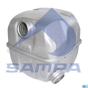 Резонатор глушителя Scania 4 (041231) (Р8992)