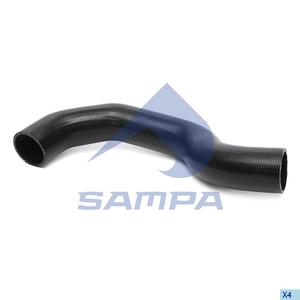 Патрубок радиатора MAN TG-A верхний (020481) (Д7258)