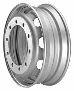 Диск колеса алюминий Asterro 11.75x22.5 М22 10/335 /281 /135 (GT170-01)(комплект с гайками)(т6548)