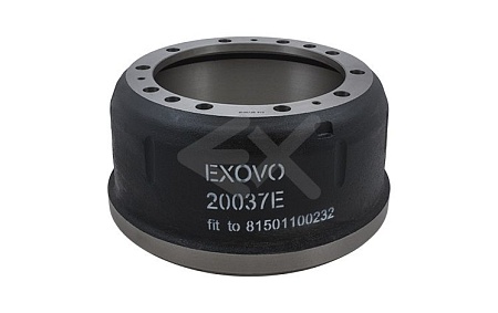 Барабан тормозной Simpeco MAN F2000/90/M2000/90/TGA Shacman X3000 (SP00010130) (Т9856)