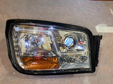Фара передняя X3000, самосвал, левая с ходовыми огнями светодиодная LED (DZ96189722010)(Ф9511)