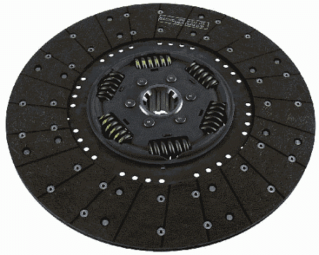 Диск сцепления 65115, 4308 395GTZ 3/4"-10N (Cummins 6isbe) / Sachs (391878004094)(КС0028)