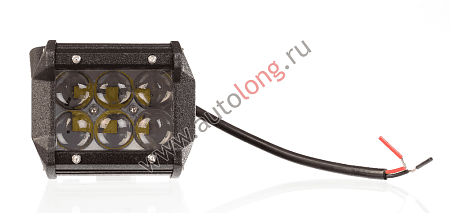 Фара п/т универсальная 18W линза 12-27V 6 smd (17891) (опт2993)