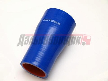 Патрубок радиатора нижний Cummins (силикон) / Аналог (65115-1303026-28)(КД0386)