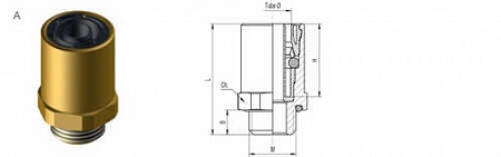Фитинг М16х1.5 D=10х1 (2500100801615) (Пн3556)