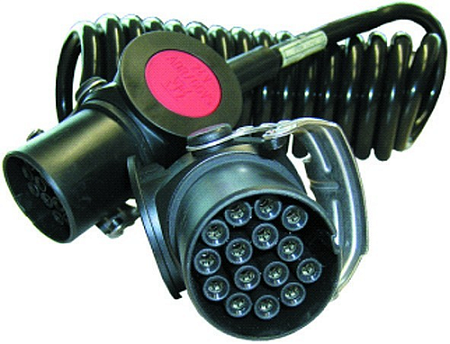 Кабель ABS 15 полюсной с 2 штекерами 4,5 метра (D11578 )(Эл1274)