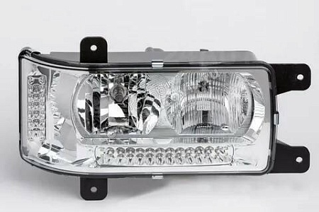 Блок-фара правая с ДХО 6520/65115/ Аналог (44.3775LED) (опт3402)