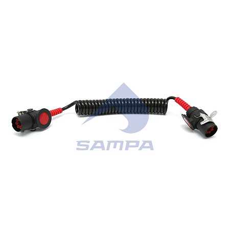 Кабель ABC\EBS 7 полюсный Lmax=3500.пласт.с 2 штек (095167)(эл6581)