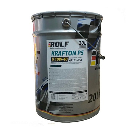 Масло моторное ROLF KRAFTON P5 U 10W40 (20л) (101070)(Р5285)