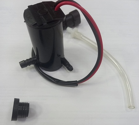 Насос  омывателя стекла Shacman X3000 (24v) (отв. d6-8 сбоку) (DZ14251740099)(Ф6940)