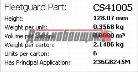 Фильтр центрифуги ZR904x RVI Magnum/Premium dCi11 (Z13D94)(Р0299)