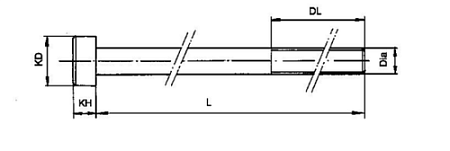 Болт L=310 рессоры Volvo, RVI (102090) (Р9891)
