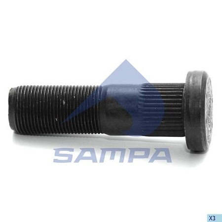 Шпилька колесная М22x1.5x80/90 TE + LM барабаны и диски (085184) (П9103)
