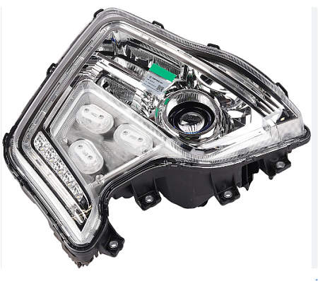 Фара левая LED Shacman X6000 (DZ9X259810127)(ФШ2065)