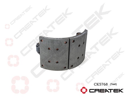 Колодка тормозная задняя Shacman X3000 в сборе 1 шт (HD90149340095) (Ф6927)