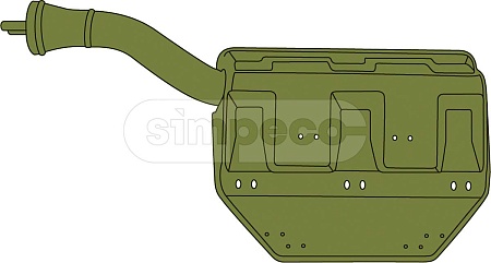 Кронштейн крыла правый Scania 4 (SP40180082)(К0374)