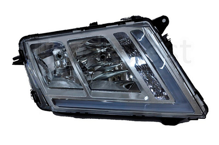 Фара левая H7/H7/PY21W/LED рамка светлая эл/регулировка с э/дв\VolvoFM/FH05(7731149LMLDEM1)(опт3844)