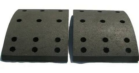 Накладки тормозные L1-8T  A0814/A0815 (ФРИТЕКС) ( ) СЗАП (133-02-55/133-02-56)(Кр9876)