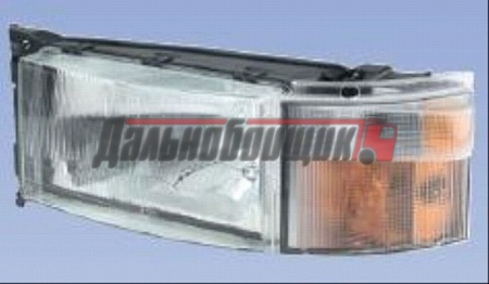 Стекло фары SCANIA 114-124 левое (TD01-52-001BLSR,003BLSR)(Опт0011-)