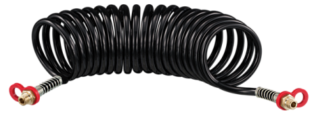 Шланг спиральный гайка М18x1.5/ гайка М18x1.5  (красный) (PRO7110620) (ПН9900)
