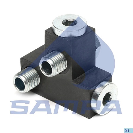 Клапан топливный обратный CF75/85/XF95 (051185)(Д1037)
