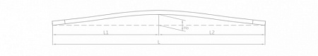 Лист рессоры RVI,VOLVO; Лист № 3 (902611VV-2912103) (П4272)