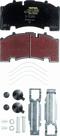 Колодки диск 29171/29308 Textar (29308)(Т3618)
