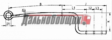 Полурессора 1/48x48x100 580+365/270/70 BPW (M1014500)(П3376)