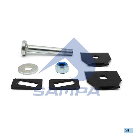 Р/к пальца рессоры M30x202/3.5 4пластины,палец,шайба, гайка\BPW (070590)(п8305)