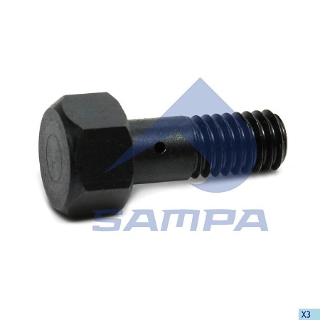 Болт M6*1.0*15 обратки MAN  (021380) (Р9619)