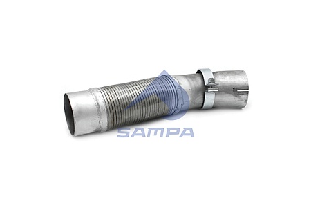 Труба глушителя передняя с гофрой L=476,5 mm (00148)(д9779)
