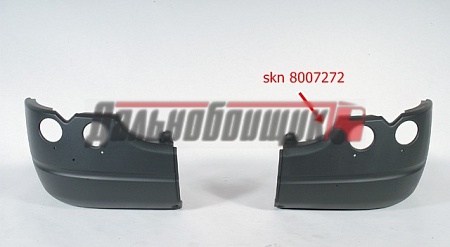Угол бампера левый Scania R (SP40020071)(К7473)
