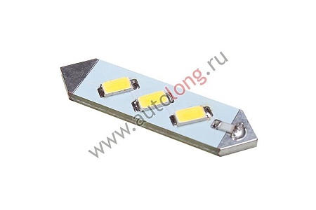 Лампа 3 диода 24V (салон) платфор. (17481) (л4419)