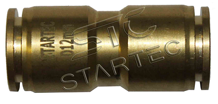 Фитинг прямой 9 мм латунь (INF11MPUC09)(пн3798)